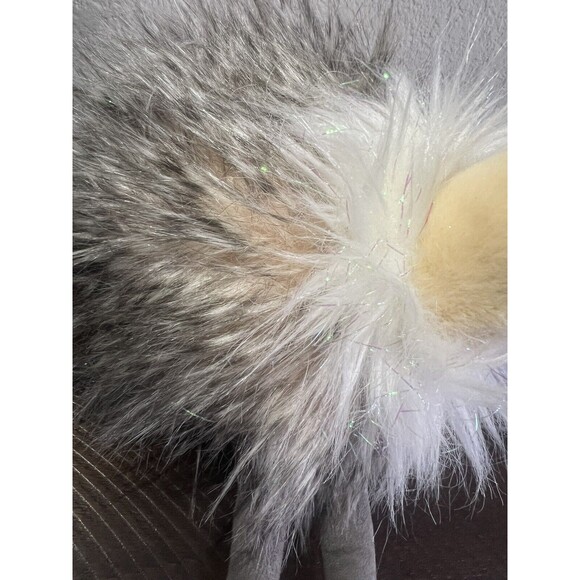 Purely Luxe OSTRICH 17" Plush Toy Sparkle Gray White Bird 2018 Stuffed Animal - Picture 6 of 9